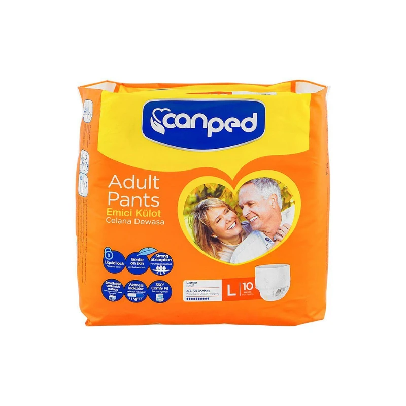 پوشک شورتی بزرگسال جان پد Canped سایز Large بسته 8 عددی | اصل و اورجینال